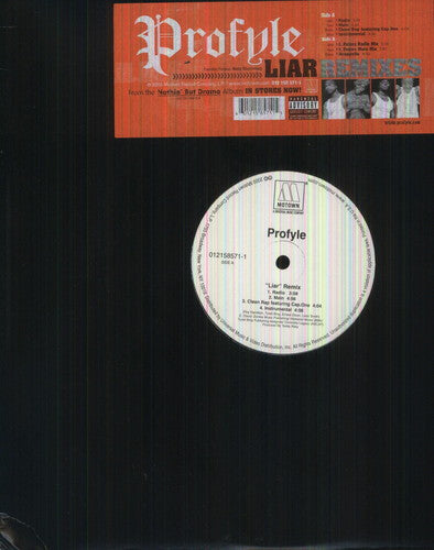 Liar Remixby Profyle / Cap One (Vinyl Record)
