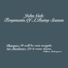 John Cale: Fragments Of A Rainy Season (Vinyl LP)