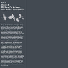 Winfried Muhlum-Pyrapheros: Musica Nova Contemplativa (Vinyl LP)
