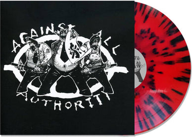 24 Hour Roadside Resistance - Red w/ Black Splatterby Against All Authority (Vinyl Record)