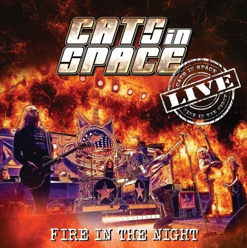 Fire In The Night: Live - Red Vinylby Cats in Space (Vinyl Record)