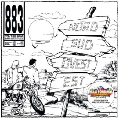 Nord Sud Ovest Est - Splatter Colored Vinylby 883 (Vinyl Record)