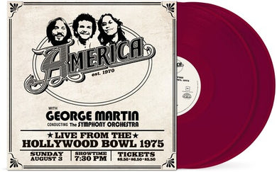 America: Live At The Hollywood Bowl 1975by America (Vinyl Record)