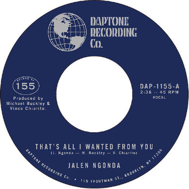 That's All I Wanted From You / So Glad I Found Youby Ngonda, Jalen (Vinyl Record)
