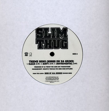 Slim Thug: Theme Song (Hoggs) (12-Inch Single)