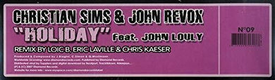 Sims, Christian: Holiday (12-Inch Single)