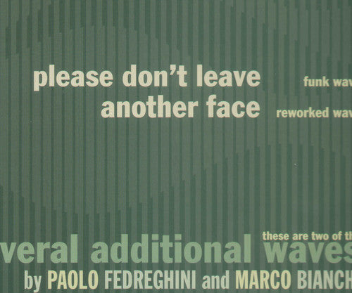 Fedreghini, Paolo / Bianchi, Marco: Several Additional Waves (Vinyl LP)