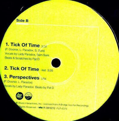 Pat D & Lady Paradox: Tick of Time (Vinyl LP)