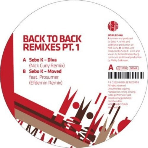 Sebo K: Back To Back Remixes Pt. 1 (12-Inch Single)