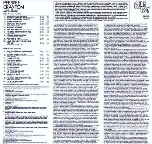Crayton, Pee Wee: After Hours Boogie (Vinyl LP)