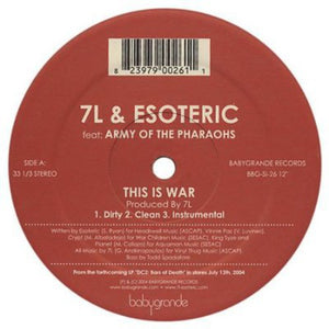 7L & Esoteric: This Is War (12-Inch Single)