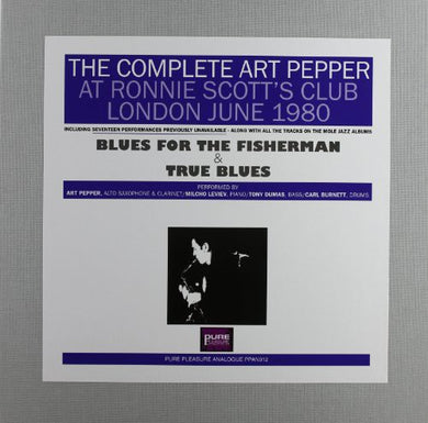 Art Pepper: The Complete Art Pepper At Ronnie Scott's 1980 (Vinyl LP)