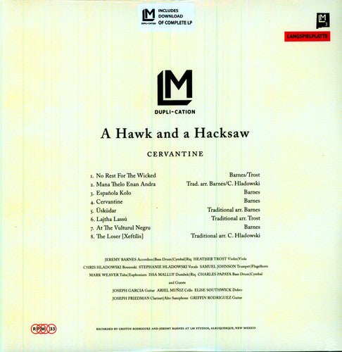 Hawk & a Hacksaw: Cervantine (Vinyl LP)