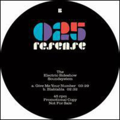 Electric Sideshow Soundsystem: Give Me Your Number (7-Inch Single)