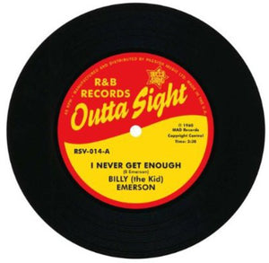 Emerson, Billy/Piney Brown: Never Get Enough/Sugar in My Tea (7-Inch Single)