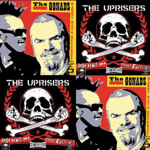 Uprisers: Uprisers/Gonads Split (Vinyl LP)