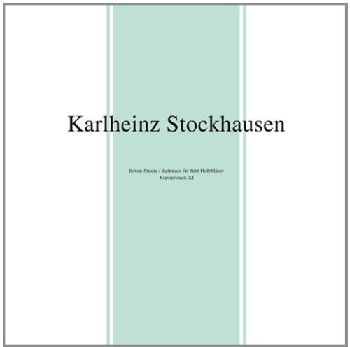 Karlheinz Stockhausen: Beton-Studie / Zeitmass Fur Funf Holzblaser (Vinyl LP)
