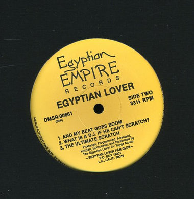 Egyptian Lover: Egypt Egypt / What Is a DJ / Ultimate Scratch (12-Inch Single)