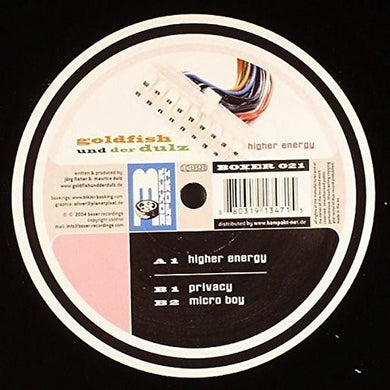 Goldfish Und Der Dulz: Higher Energy (12-Inch Single)