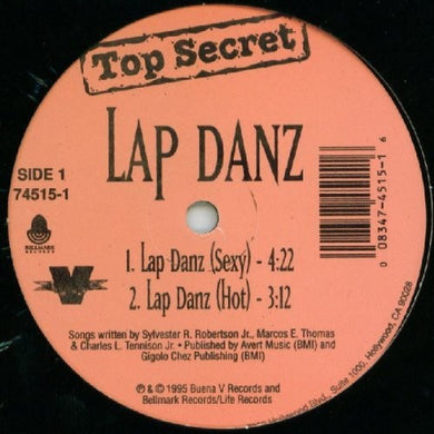 Top Secret: Lap Danz (12-Inch Single)