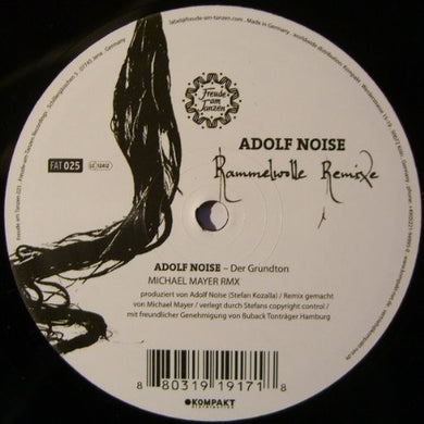 Adolf Noise: Rammelwolle Remixe (12-Inch Single)