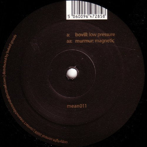 Bovill / Murmur: Low Pressure/Magnetic (12-Inch Single)
