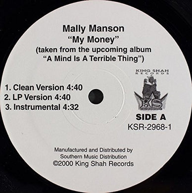 Mally, Manson: My Money B/W Anybody Can Get It (12-Inch Single)