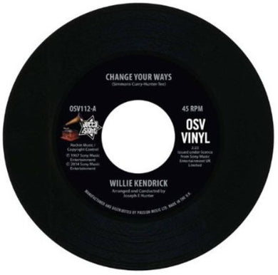 Kendrick, Willie: Change Your Ways/What's That on Your Finger (7-Inch Single)
