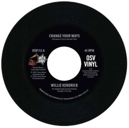 Kendrick, Willie: Change Your Ways/What's That on Your Finger (7-Inch Single)