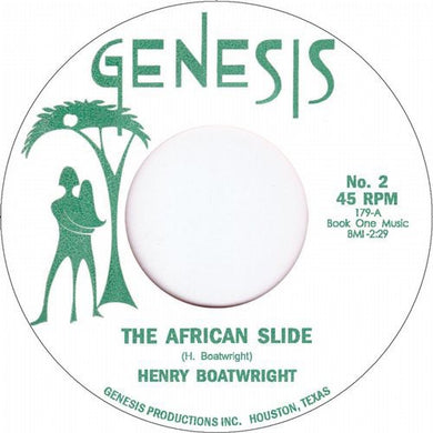 Henry Boatwright: African Slide (7-Inch Single)