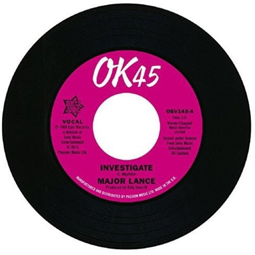Lance, Major: Investigate / It's the Beat (7-Inch Single)