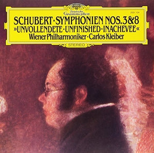 Schubert / Kleiber / Wiener Philharmoniker: Schubert: Symphonies Nos 3 & 8 Unfinished (Vinyl LP)