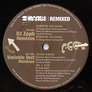 DJ Zeph / Variable Unit: DJ Zeph / Variable Unit - Remixes (12-Inch Single)