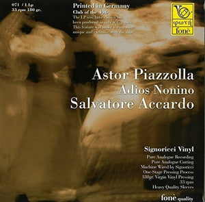 Accardo, Salvatore: Astor Piazzola Adios Nonino (Vinyl LP)