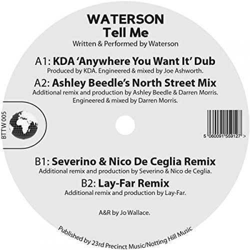 Waterson: Tell Me (12-Inch Single)