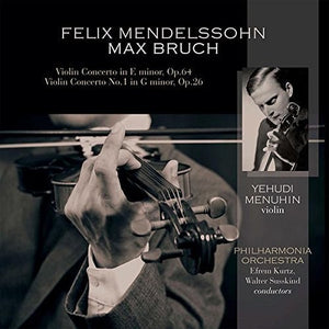 Menuhin, Yehudi / Philharmonia Orchestra: Mendelssohn / Bruch: Violin Cto in E Minor Op 64 / (Vinyl LP)