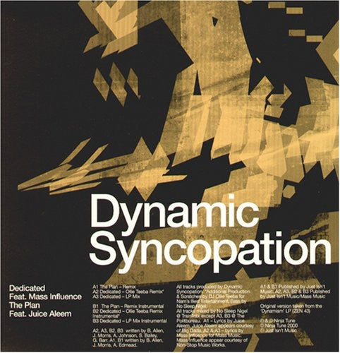Dynamic Syncopation & Mass Influence: Dedicated (12-Inch Single)