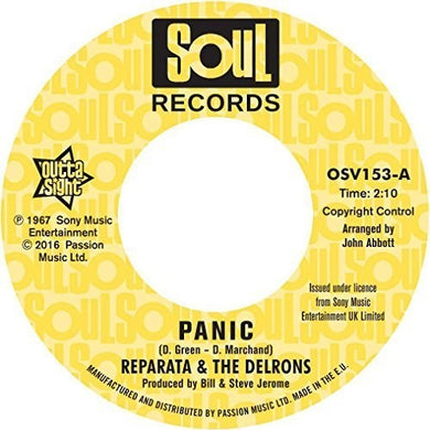 Raparata & the Delrons: Panic / Captain of Your Ship (7-Inch Single)