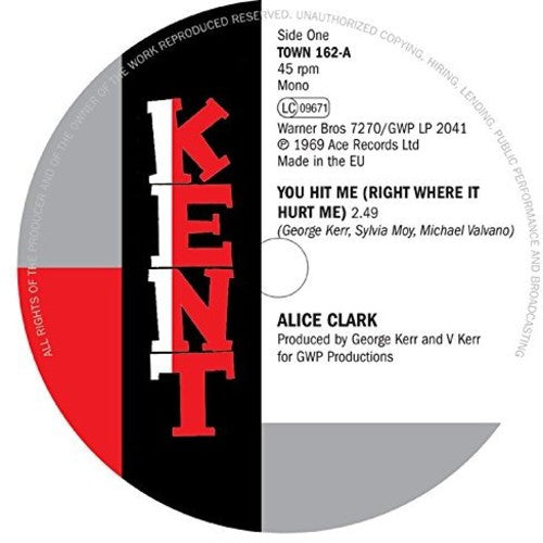 Clark, Alice / Devonnes: You Hit Me (Right Where It Hurt Me) / I Couldn't (7-Inch Single)