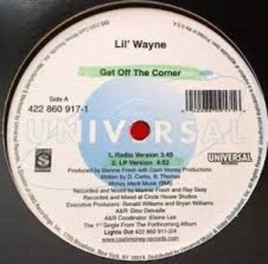 Lil Wayne: Get Off the Corner (12-Inch Single)