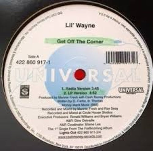 Lil Wayne: Get Off the Corner (12-Inch Single)