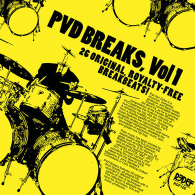 Pat Van Dyke: Pvd Breaks Vol 1 (royalty Free Breaks) (Vinyl LP)