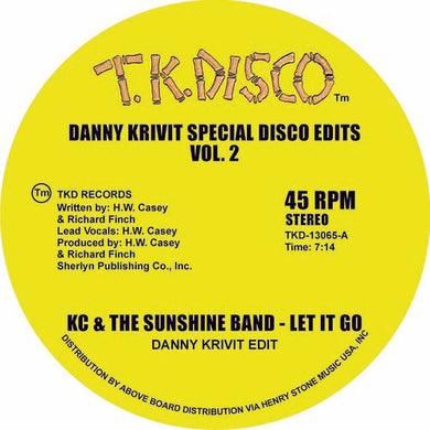 K.C. & Sunshine Band: Danny Krivit Special Disco Edits Vol. 2 (12-Inch Single)