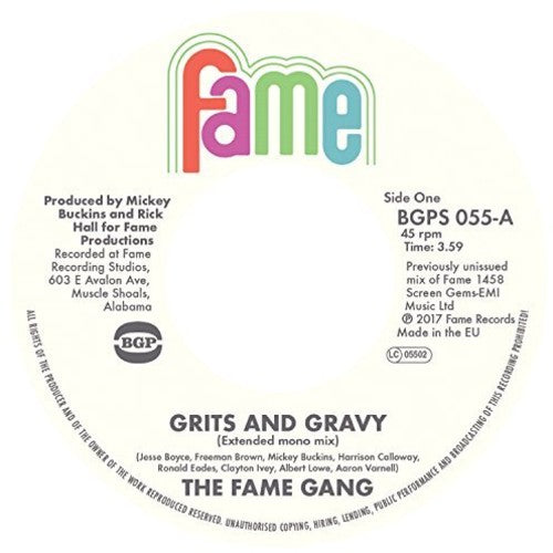 Fame Gang: Grits & Gravy (Full Length Mono) / Crime Don't Pay (7-Inch Single)