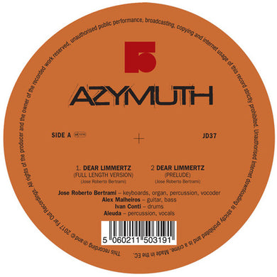 Azymuth: Dear Limmertz / Maracana (12-Inch Single)