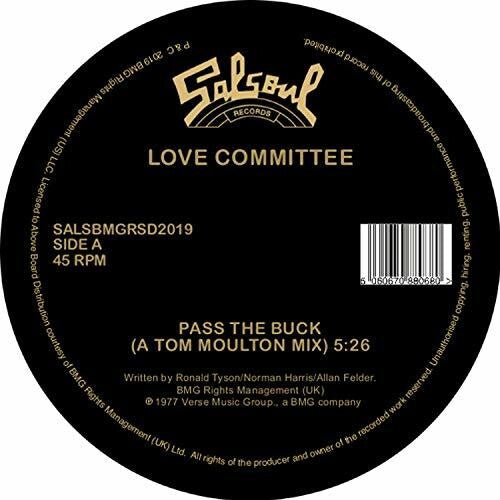 Love Committee: Pass The Buck (Tom Moulton Mix / Joe Claussell Edit) (12-Inch Single)