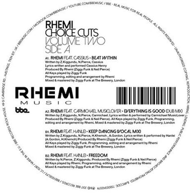 Rhemi: Choice Cuts Vol 2 (12-Inch Single)