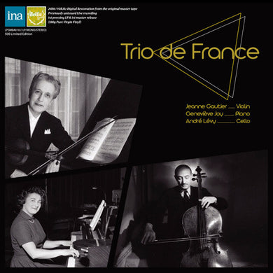 Trio De France: Faure & Ravel Trios (Vinyl LP)