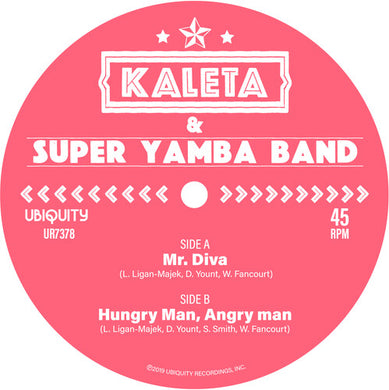 Kaleta & Super Yamba Band: Mr. Diva / Hungry Man Angry Man (7-Inch Single)