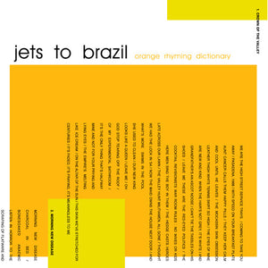 Jets to Brazil: Orange Rhyming Dictionary (Vinyl LP)